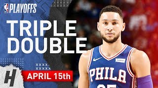 Ben Simmons Triple-Double Full Game 2 Highlights vs Nets 2019 NBA Playoffs - 18 Pts, 12 Ast, 10 Reb!