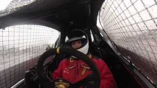 Livio Loi drives Crosskart at Rantapirtti in Finland