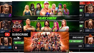 WWE superstars fights 3vs3 WWE Mayhem game