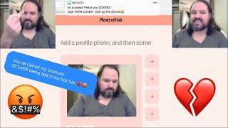 PEETZ RAGES \u0026 SMASHES HIS PHONE after doxing himself on dating profile #foodiebeauty #peetzofmymind