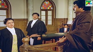 Advocate भारती माथुर – चरणदास Court Scene | Kudrat Ka Kanoon | Jackie Shroff, Beena, Hema Malini