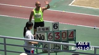 【パラ陸上】山本篤 6m53 (-0.3) T63 男子 走幅跳 2019 第30回 日本パラ陸上選手権大会