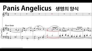 Panis Angelicus 생명의 양식 ◀ Cesar Franck ▶ 성가곡 따라부르기