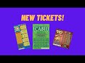 NEW TICKETS FROM NJ LOTTERY! MONEY BAG MULTIPLIER 💰 CASH LINE BINGO & CA$H