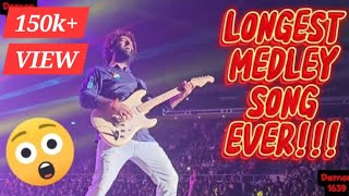 Arijit Singh – (THE BEST LONGEST MEDLEY SONG) Live in Indoor Stadium Singapore 2023