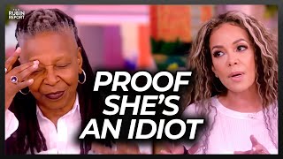 The Moment ‘The View’s’ Whoopi Goldberg Realized How Dumb Sunny Hostin Is