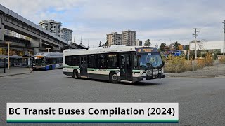 BC Transit buses from the Fraser Valley - 2024 edition