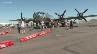 Rare Boeing B-29 'super fortress' WWII plane lands in Phoenix