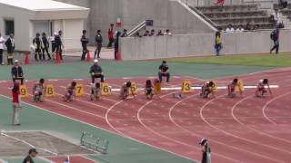 20160520群馬県高校総体男子100m予選11組