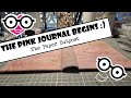 THE PINK JUNK JOURNAL BEGINS! Beginner Junk Journal Tips and Tricks! The Paper Outpost! :)