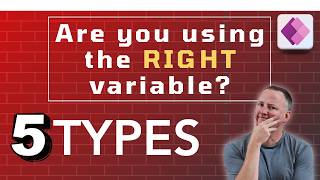 Are you using the right Power Apps Variables