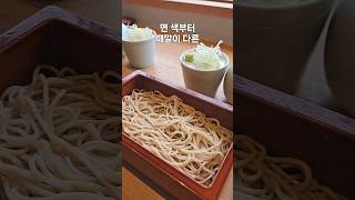 차원이 다른 일본 정통 메밀 소바집