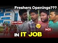 Reality of freshers to get into IT Job - Public Review🤔| freshers it job vacancy 2024 tamil