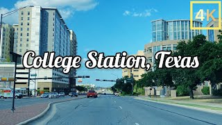 College Station, Texas - Driving Tour 4K