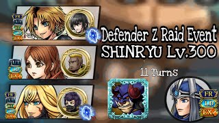 [DFFOO GL] Defender Z Raid SHINRYU | Tidus Rework Inside Kam’lanaut’s FR | No Boss Turn