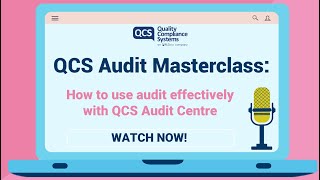 Audit Masterclass Webinar - Watch it now!