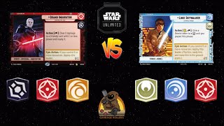 Star Wars Unlimited | Grand Inq Cunning vs Luke Aggression | Gameplay | Best of 3