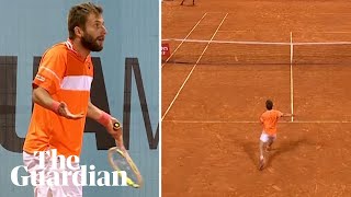Madrid Open match riddled with bizarre incidents