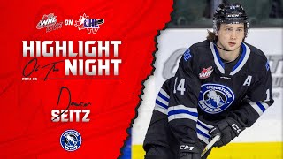 WHL Highlight of the Night - Seitz Calls Game in Style