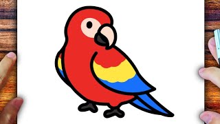 HOW TO DRAW A MACAW