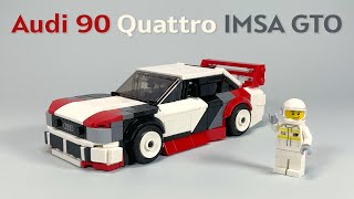 LEGO Audi 90 Quattro IMSA GTO 8 Wide Speed Champions MOC Teaser
