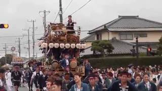 20160918 1032やわたんまち2日目年番神明町鶴ケ谷八幡宮若衆の盛り上がり