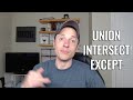 Combine SQL Queries With UNION, INTERSECT, EXCEPT