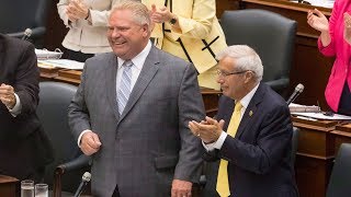 Ontario Premier Doug Ford exchanges barbs with Andrea Horwath in question period