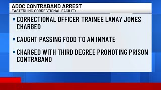 Alabama Corrections Department officer arrested