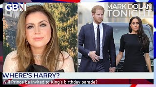 Prince Harry & Meghan Markle reportedly not invited to the King's birthday parade | Kinsey Schofield