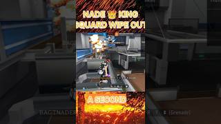 SQUARD WIPEOUT IN SECOND|| BY NADE IN CSR|| GRANDMASTER LOBBY|| #viral #gaming #gameplay #freefire