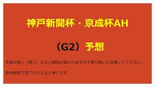 【競馬予想】神戸新聞杯・オールカマー2018予想【重賞】