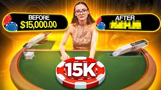 I TOOK $15,000 TO PRIVATE TABLE BLACKJACK AND LEFT WITH...