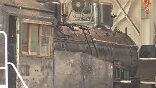 京都鉄道博物館　静態保存機C1164号機の怪しい動き