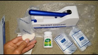 How To Use SILENT KNIGHT Pill Crusher + 100 Pouch Bags