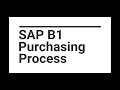 SAP Business One Purchasing Process