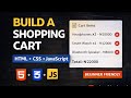 Build a Shopping Cart with HTML, CSS & JavaScript (Beginner Friendly) - Part 1
