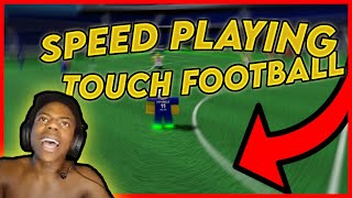 IShowSpeed plays Touch Football!? - Roblox Touch Football #touchfootball #roblox #football