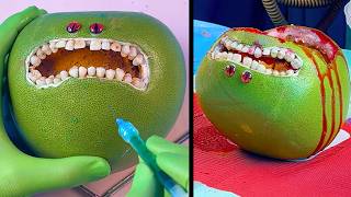 Grinch Surgery \u0026 Cinnamon Challenge Fail 😱 Satisfying Food Surgery | Discount Dentist