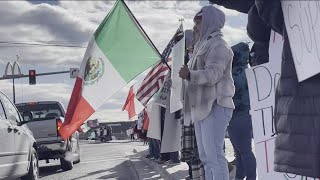 Immigration protest held in Burley