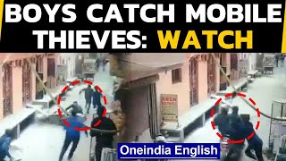 Viral video: Boys catch mobile snatchers in Delhi: Watch | Oneindia News