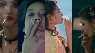Indian Actress Smoking Mashup whatsapp Status l Rashmika M, Urvashi R, Sonakshi S, Kareena k