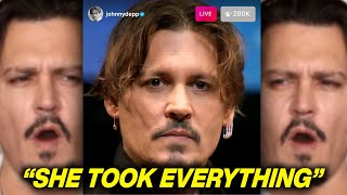 "I'm Broke" Johnny Depp Reveals How Much Money Amber Stole From Him