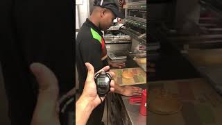 Fastest whopper whopper ever made in Burger King(8 seconds)