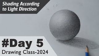 Drawing Class - 2024 | Day 5 | Drawing Basics for Beginners | Drawing Series #Drawing #beginners