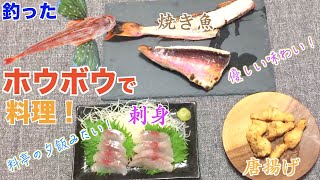 【ホウボウ料理】釣れた魚で料理Part2！