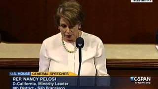 Pelosi Floor Speech on International AIDS Conference