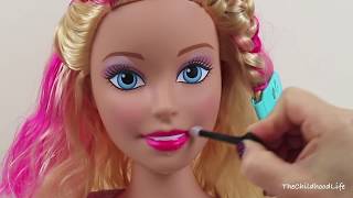 Barbie Hair Style Barbie Hair Salon Play -Play Barbie Girl Hair Style Hair Cut and Makeup