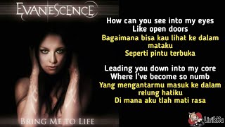 Bring Me To Life - Evanescence (Lyrics video dan terjemahan)