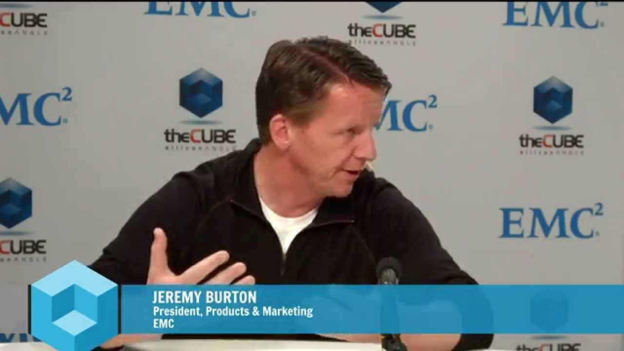 Jeremy Burton, EMC | EMC World 2015 - YouTube